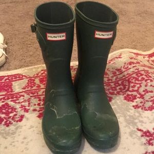 Army Green Ankle Hunter Boots!